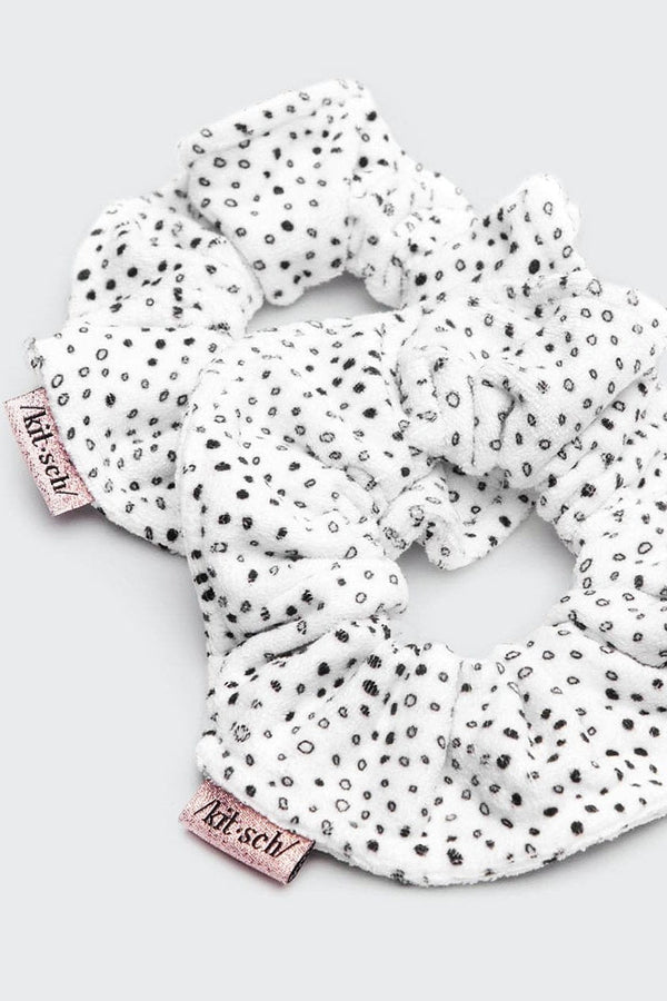 Microfiber Quick-Dry Towel Scrunchies 2pc - Micro Dot