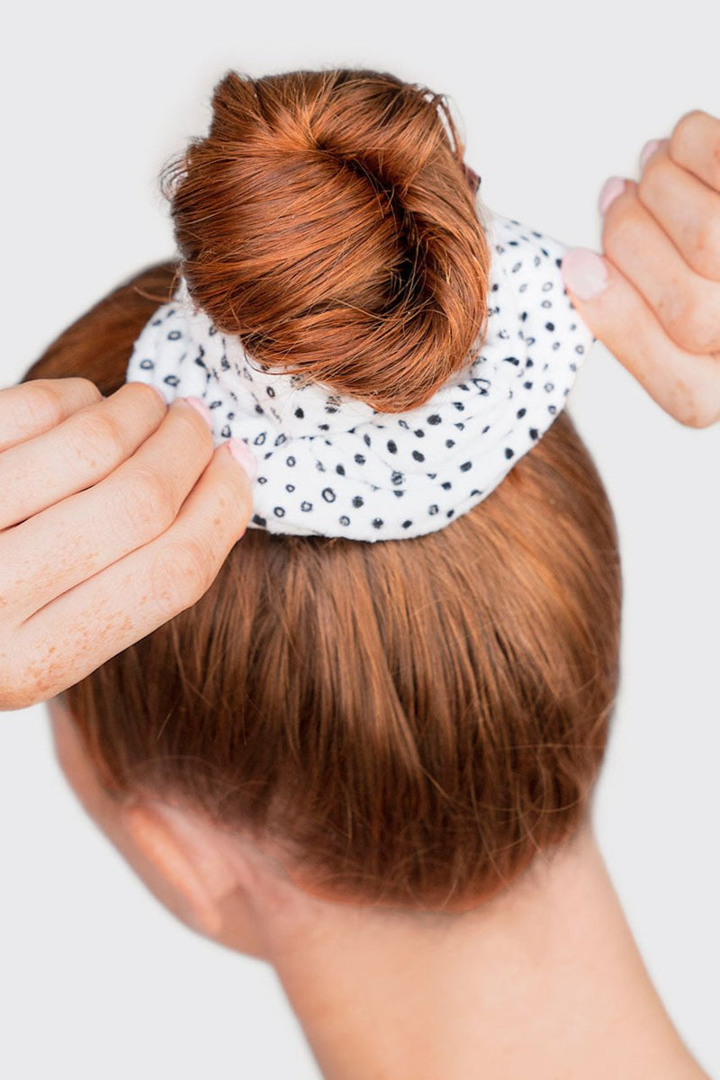 Microfiber Quick-Dry Towel Scrunchies 2pc - Micro Dot