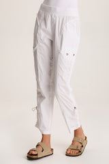 Otish Slim Poplin Crop