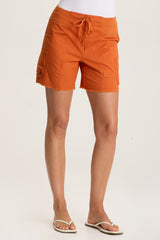 Erna Poplin Multi-Pocket Short
