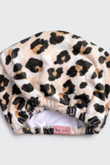 Microfiber Hair Towel in Leopard
