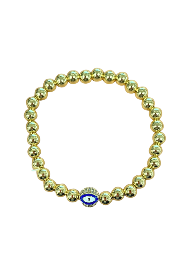 Beaded Evil Eye Bracelet