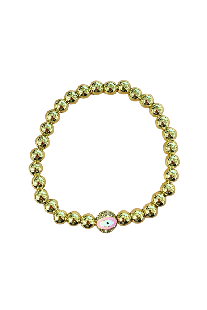 Beaded Evil Eye Bracelet