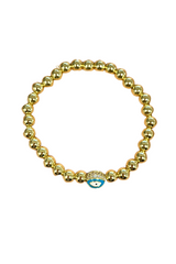 Beaded Evil Eye Bracelet
