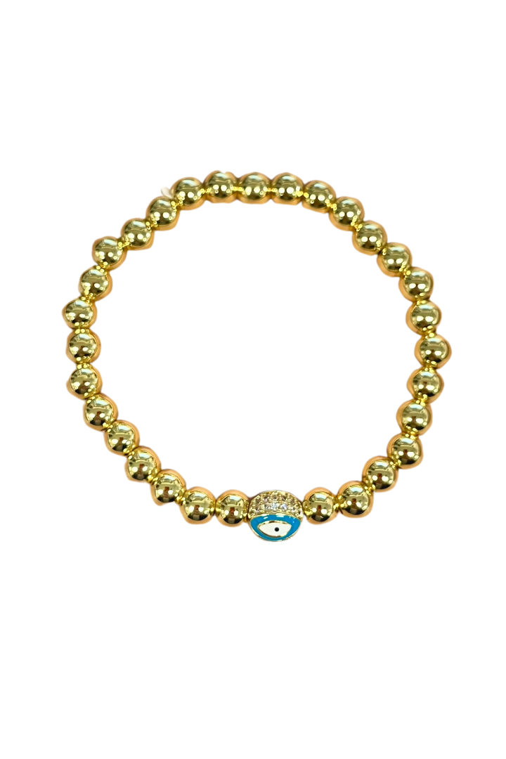 Beaded Evil Eye Bracelet