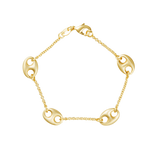 Indigo Chain Bracelet
