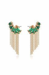 Baguette Crystal Three-In-One Ear Crawlers