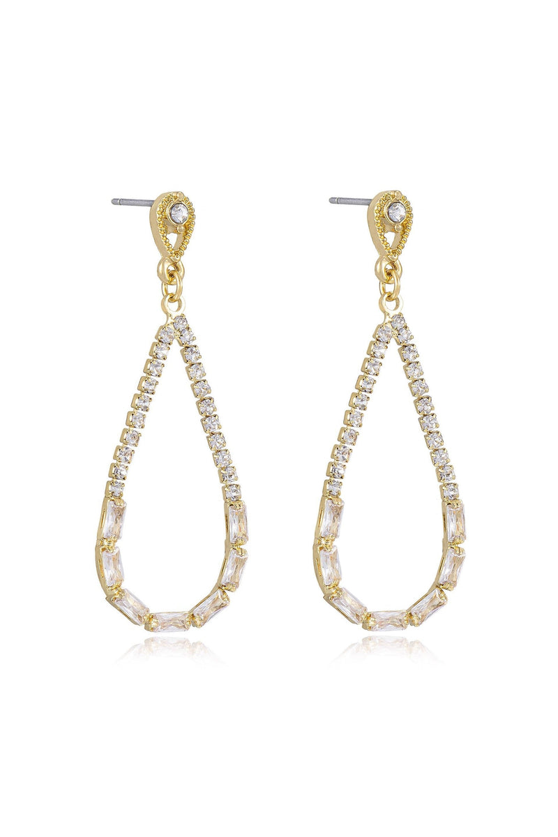 Angels City Drop Crystal Earrings