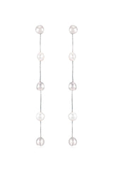 Alternating Freshwater Pearl Drop Earrings