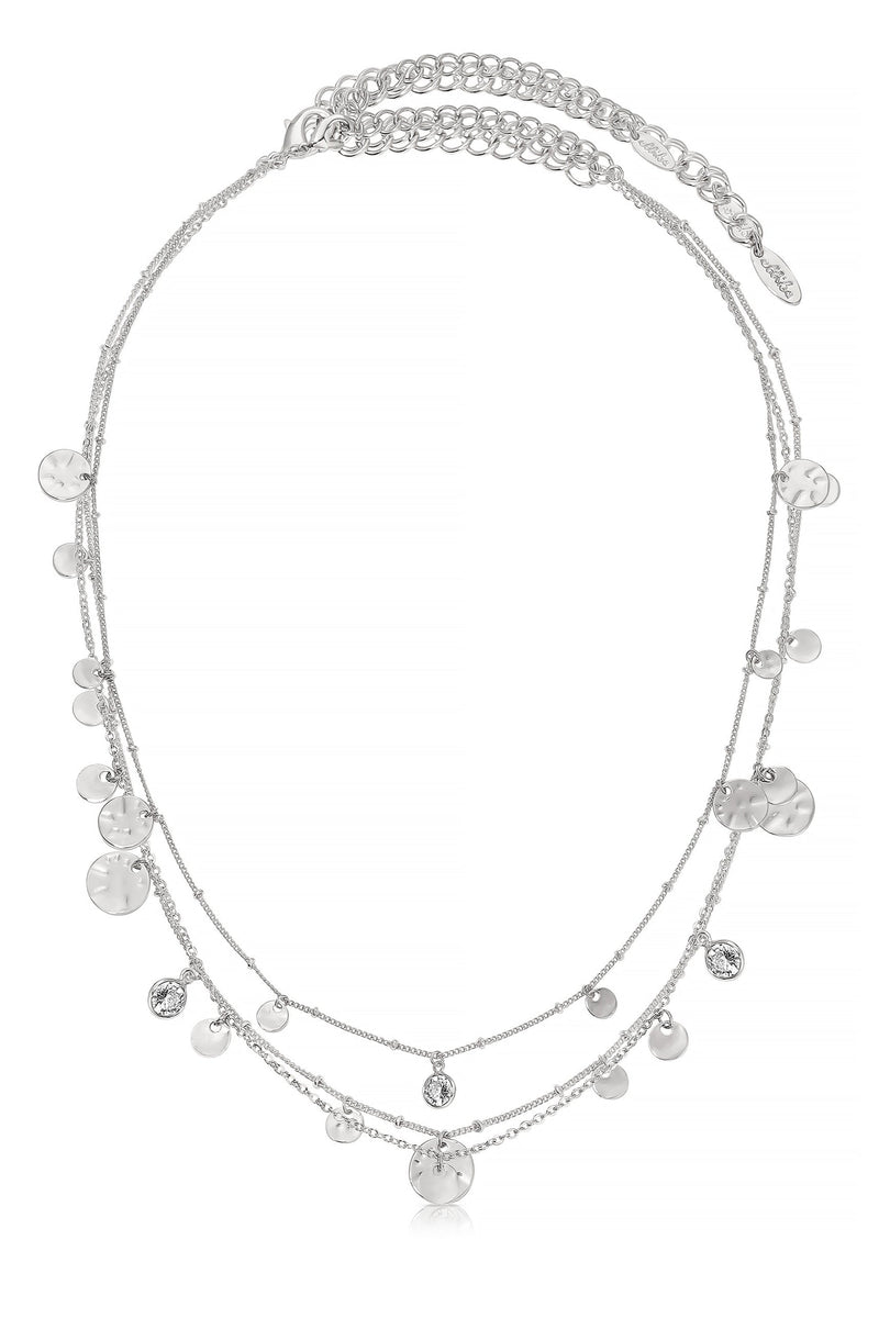 All in Layered Crystal Necklace Set
