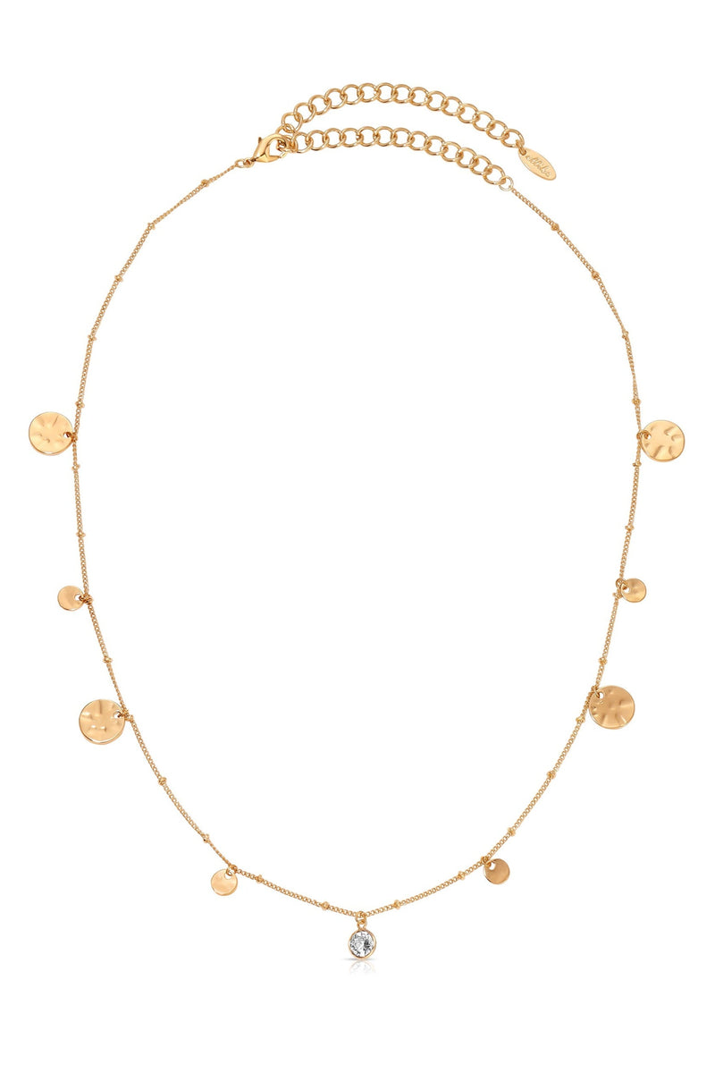 All in Layered Crystal Necklace Set