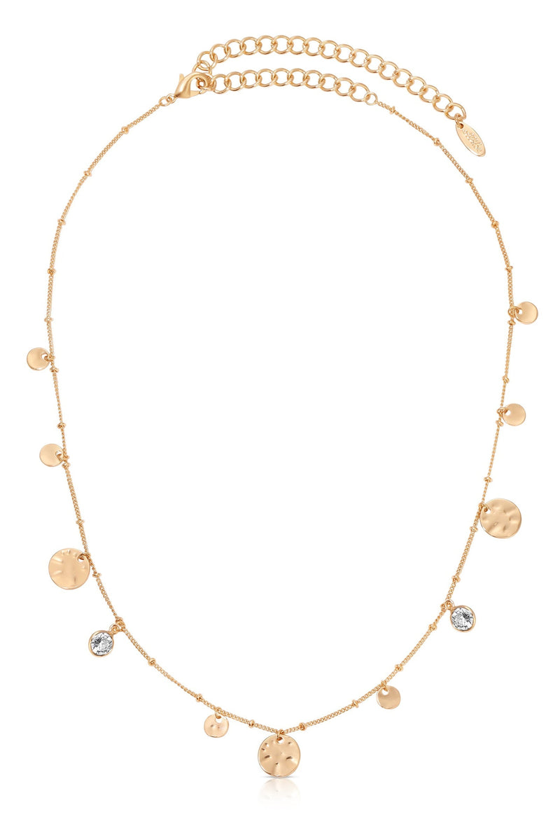 All in Layered Crystal Necklace Set