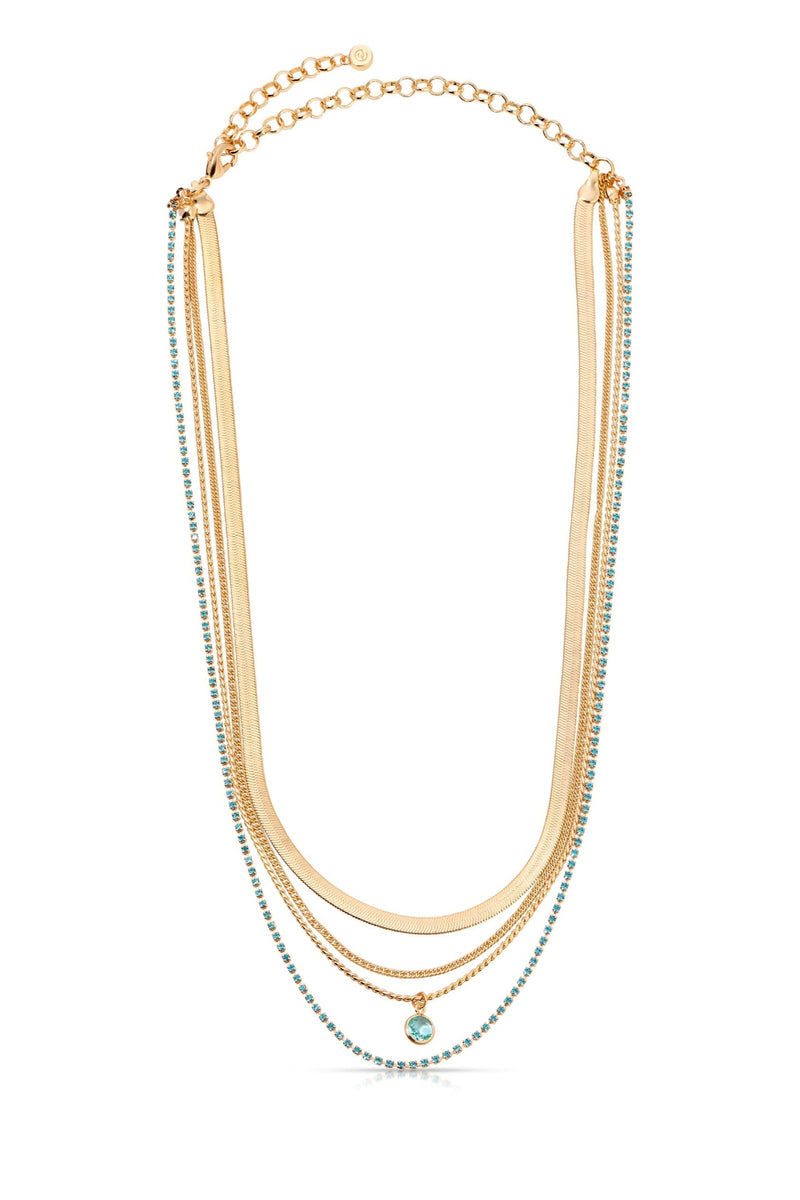 All the Chains Layered Necklace