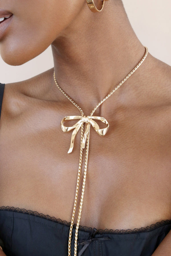 Bow Organica Bolo Necklace