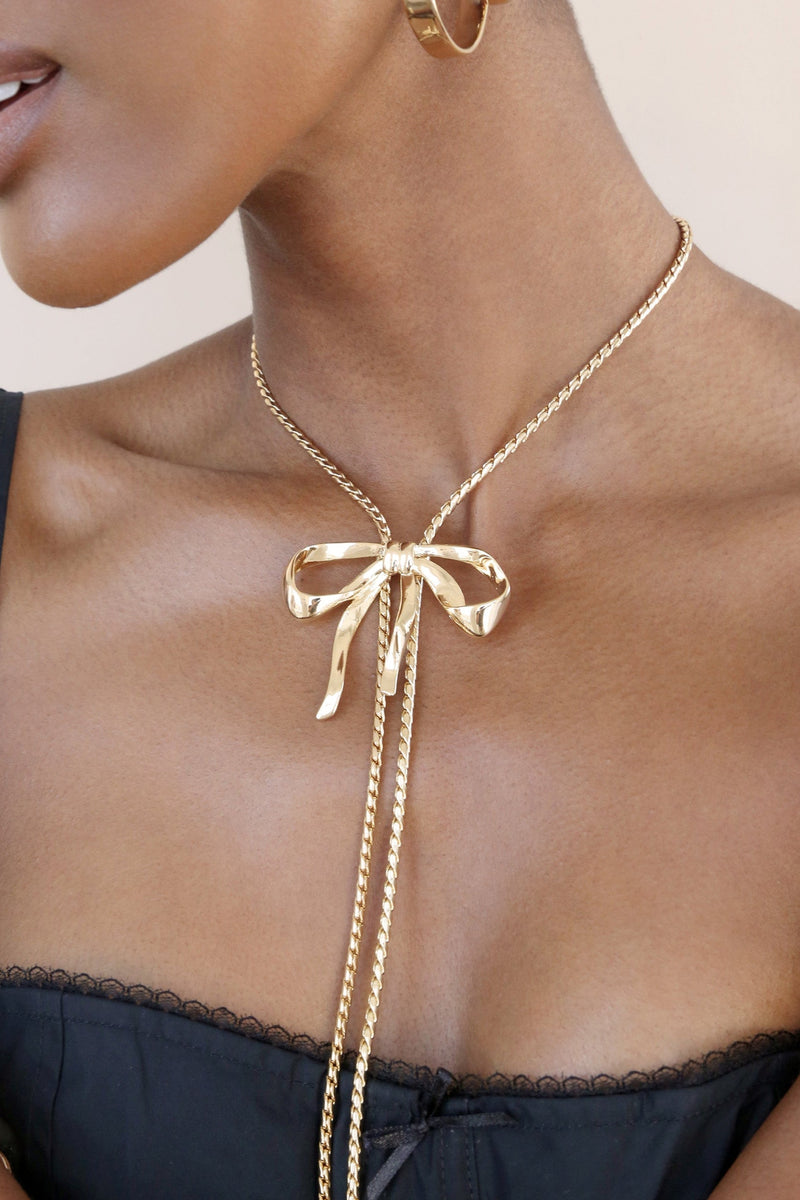 Bow Organica Bolo Necklace