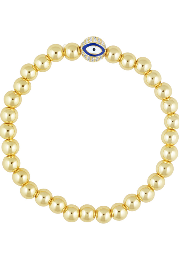 Beaded Evil Eye Bracelet