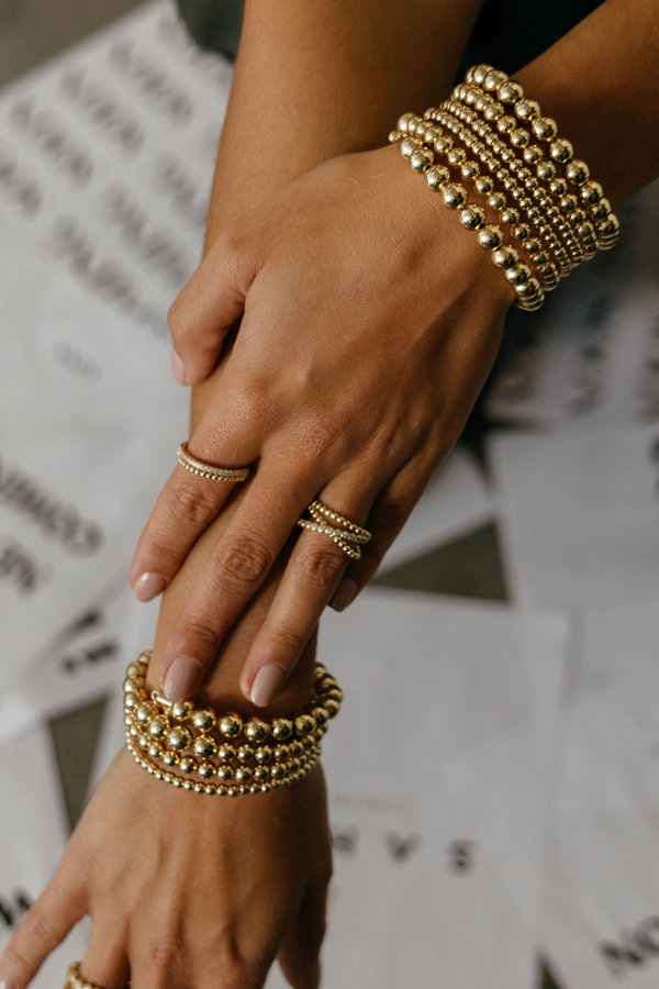 Allison Beaded Wrap Bracelet - 6 Row
