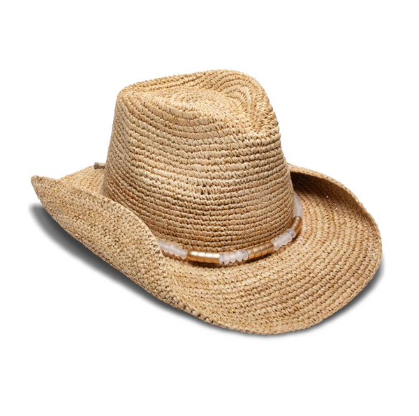 Chrysta Natual/Gold Cowboy Hat