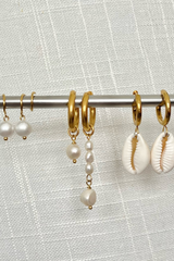 Cove Spiral Pearl Earring