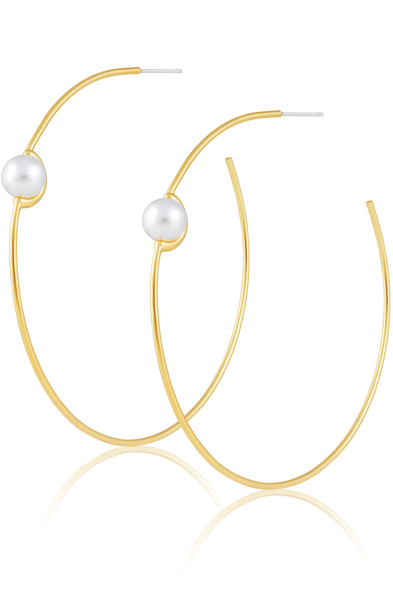 Belize Pearl Hoop