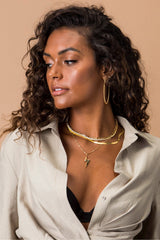 Chelsea Beaded Hoops