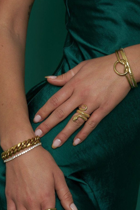 Cleo Snake Ring