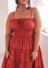 Birdie Dress Red