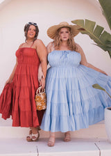Birdie Dress Red