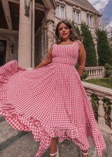 Daze Dress Red Gingham